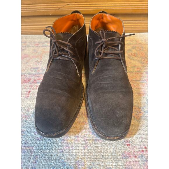 Martin Dingman Brown Suede Chukka Shoes Boots 9 main image 4